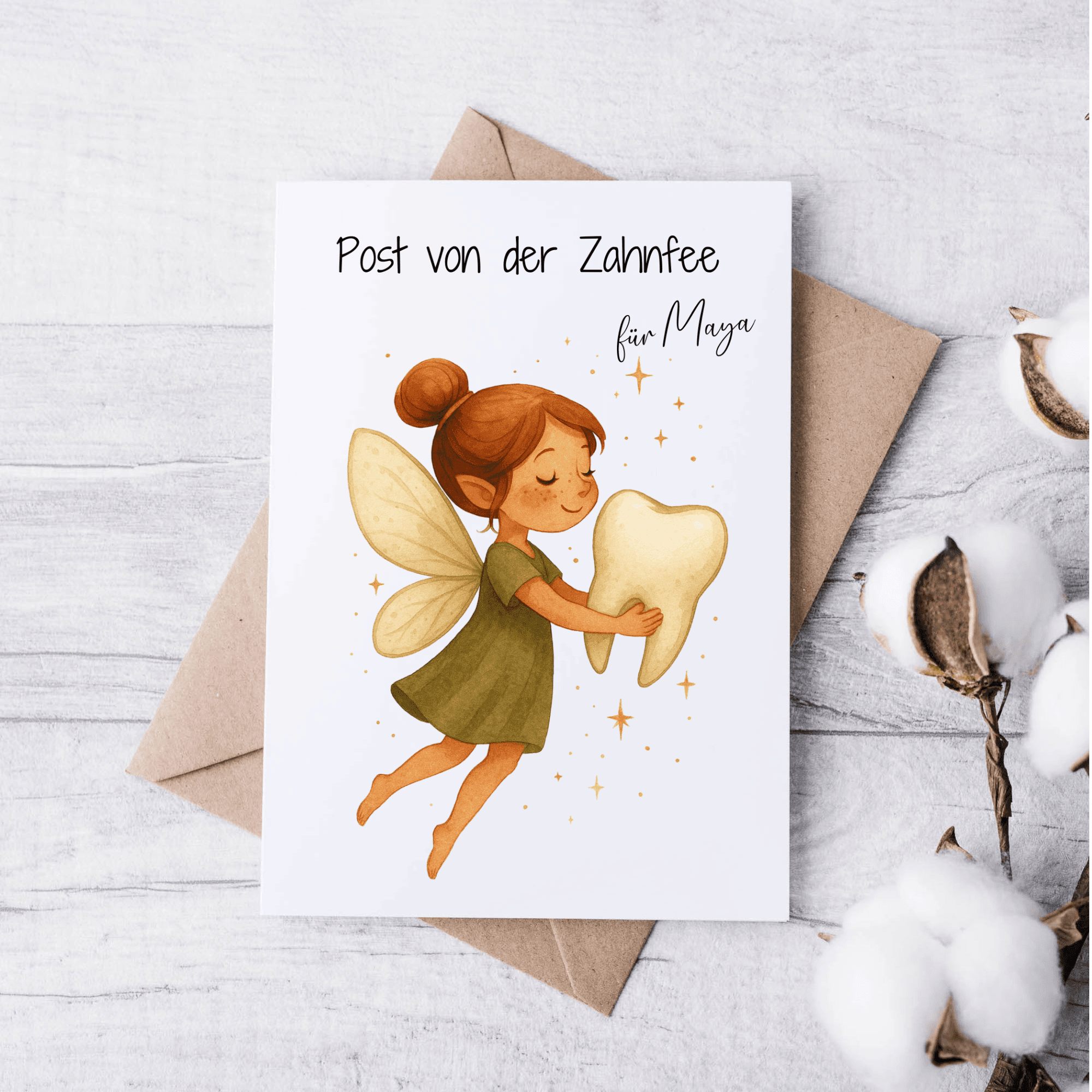 Persönliche Post von der Zahnfee – personalisierbar mit Name