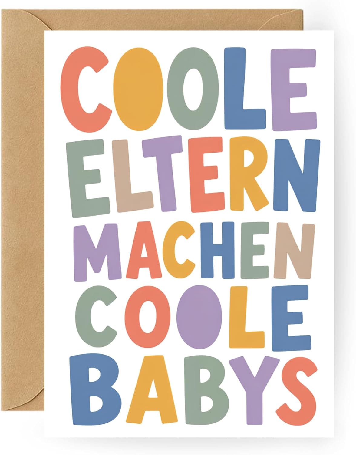 Geburtskarte Baby mit Spruch