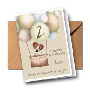 Hundewelpe beige/braun