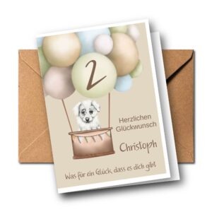 Hundewelpe weiß/grau