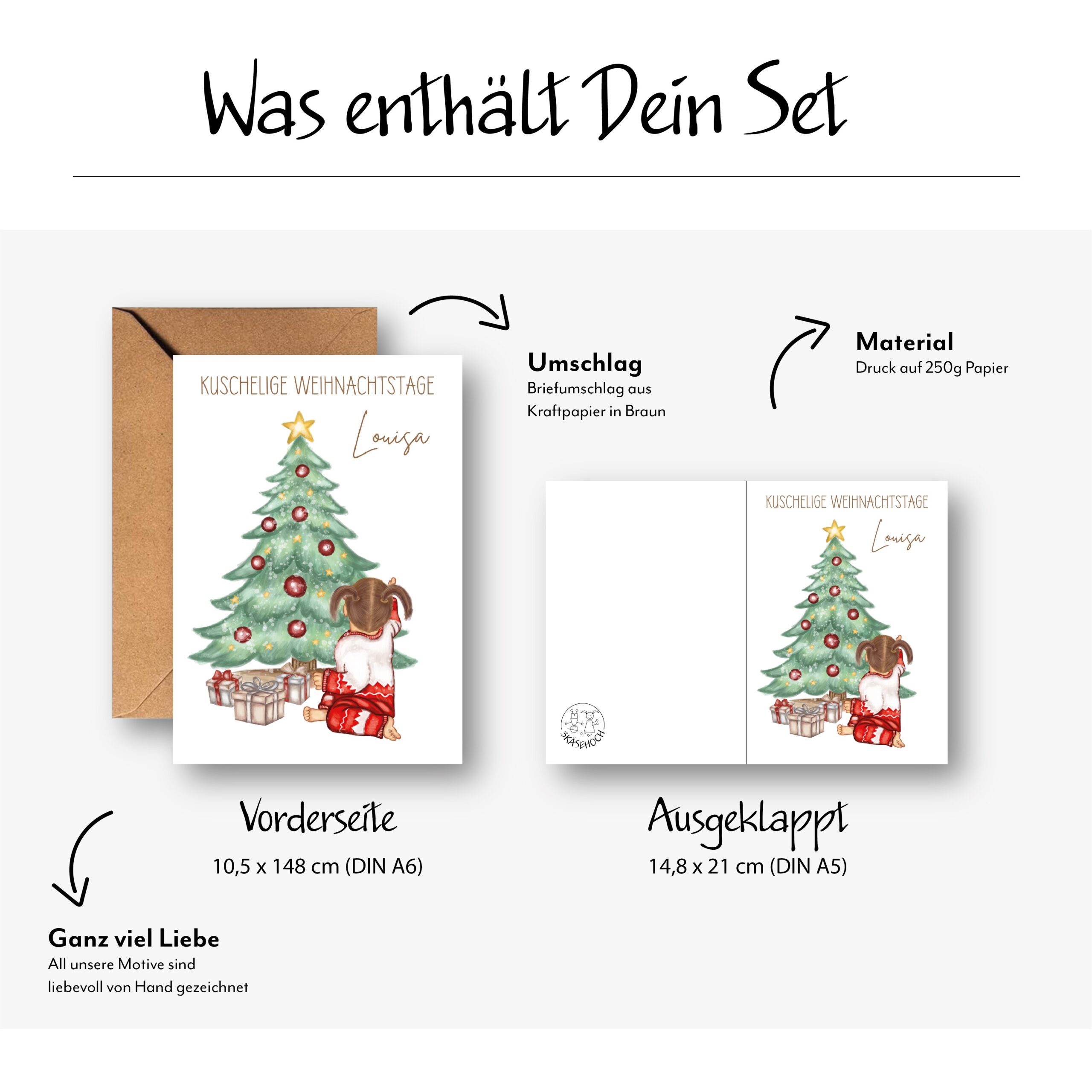 Tanne-Mädchen-Braun-XMAS-Was-Enthält