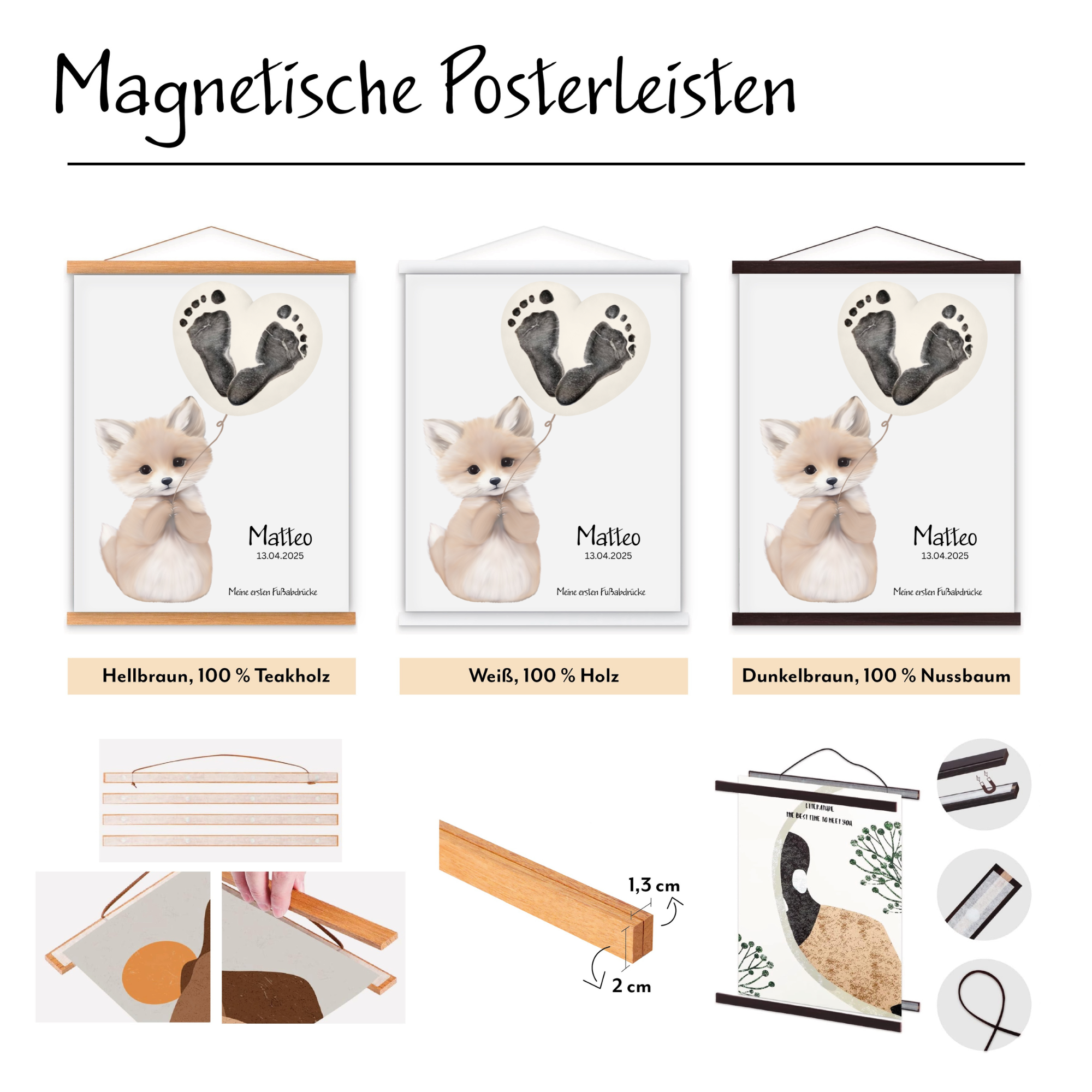 Fuchs Greige Ballon Mockup - Leisten