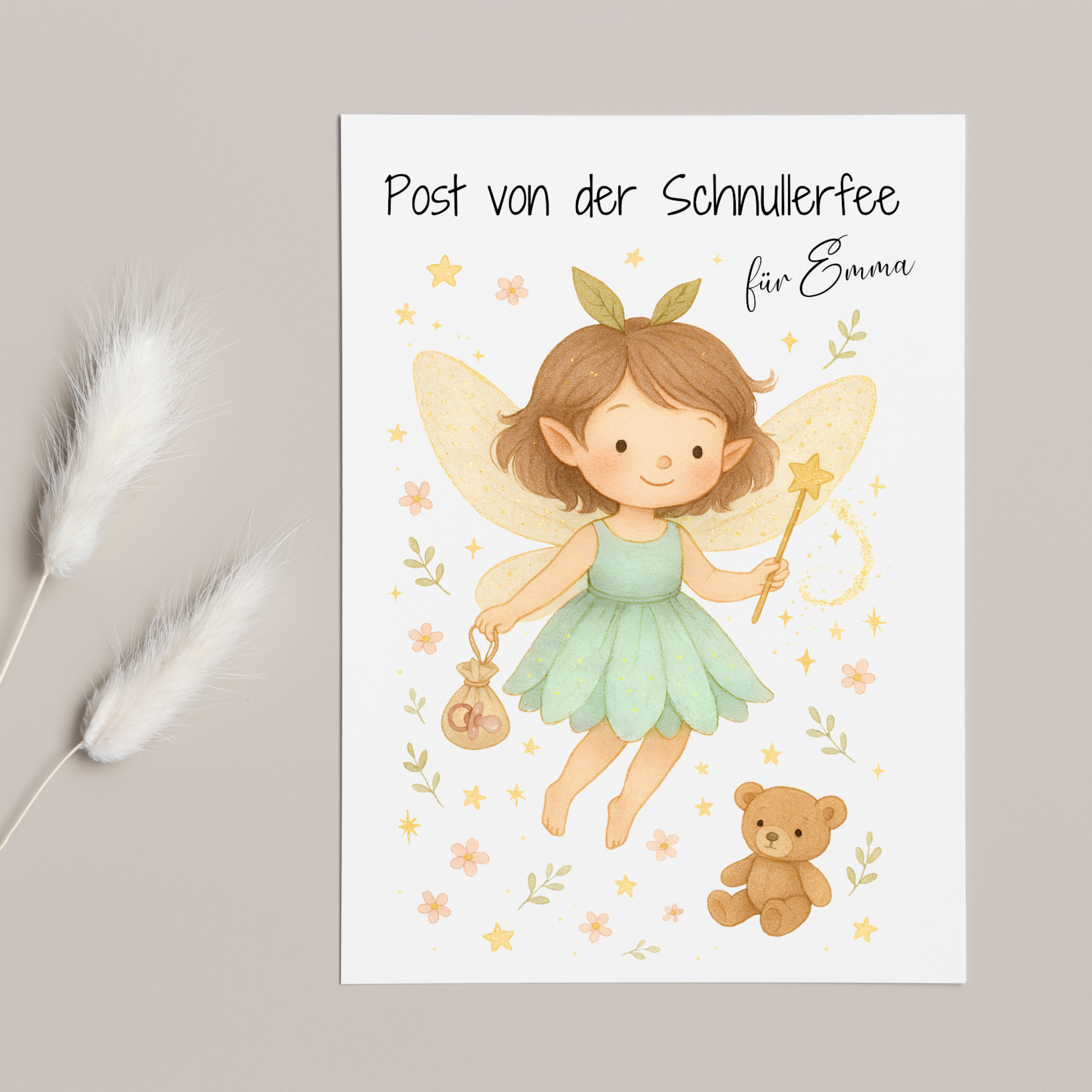 Schnullerfee gedöns Mockup Karte