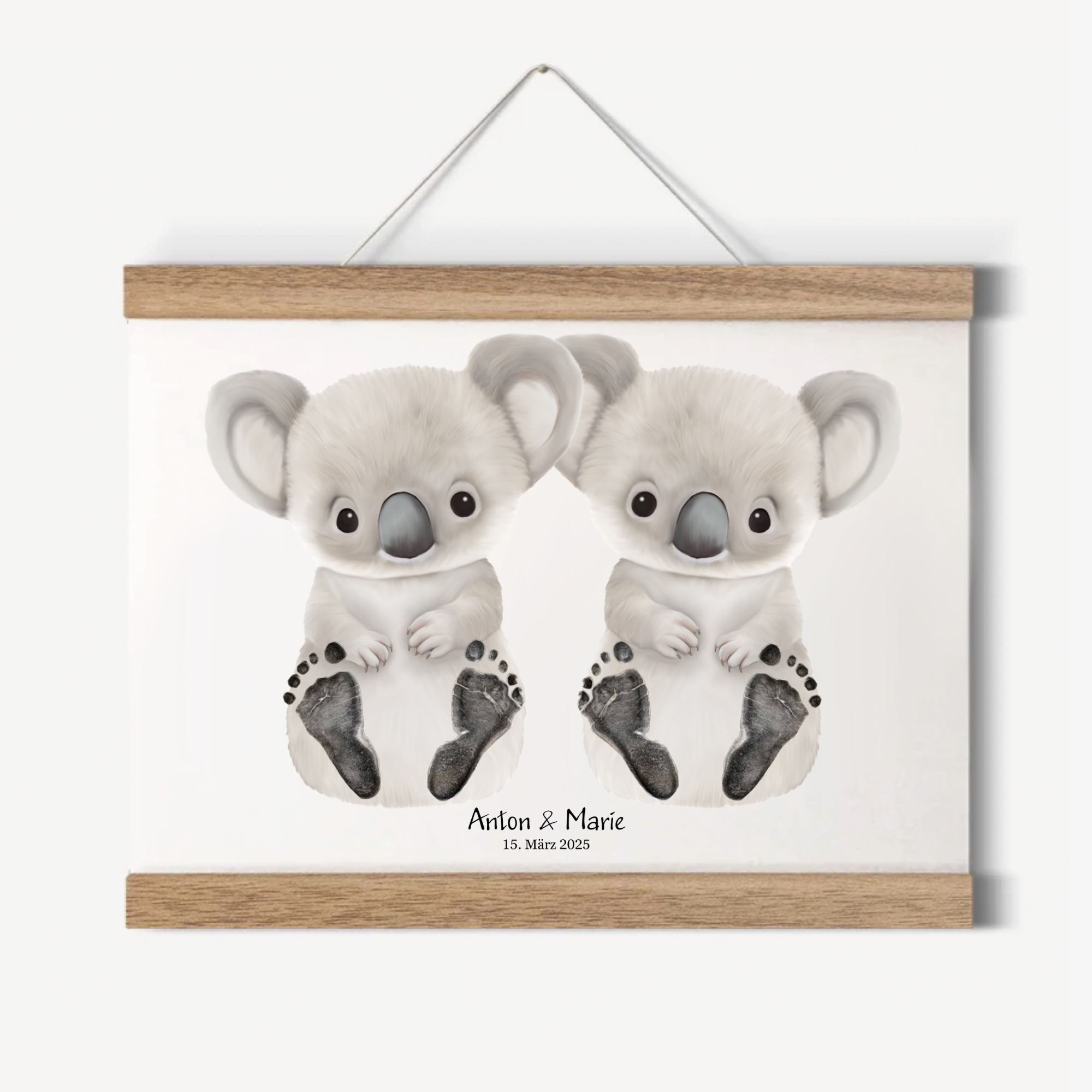 Twins Koala Scandi Mockup - Titelbild Quer